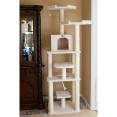 Cat tower best sale no carpet